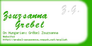 zsuzsanna grebel business card